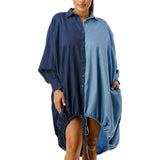 Oversized Shirt Dress