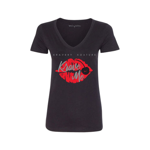 Krave Me Misses V-Neck Tees