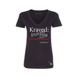 Kraved Definition Misses V-Neck Tees