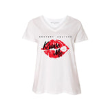 Krave Me Kurvy V-Neck Tees