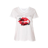 Stay Kraved Kurvy V-Neck Tees
