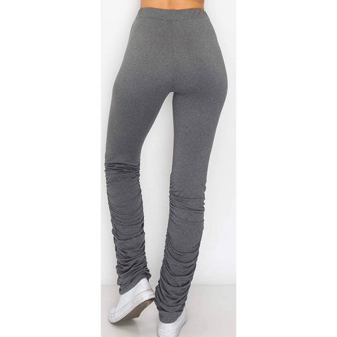 Grey Rouched Legging